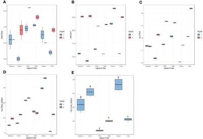 Characterization of Triticum turgidum sspp. durum, turanicum, and polonicum grown in Central Italy in relation to technological and nutritional aspects